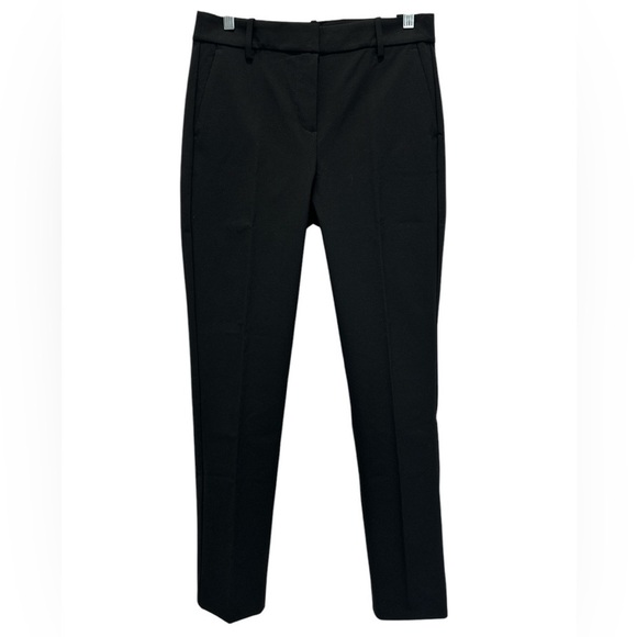 NEW J. CREW FACTORY Petite slim-fit full-length trouser pant in Black Size P6 - Picture 5 of 9